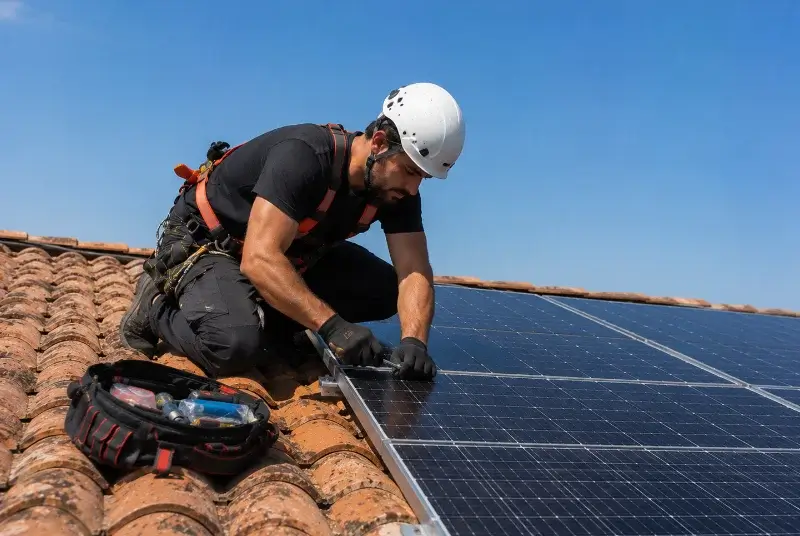 Maintenance et monitoring de panneaux solaires à Duhort-Bachen
