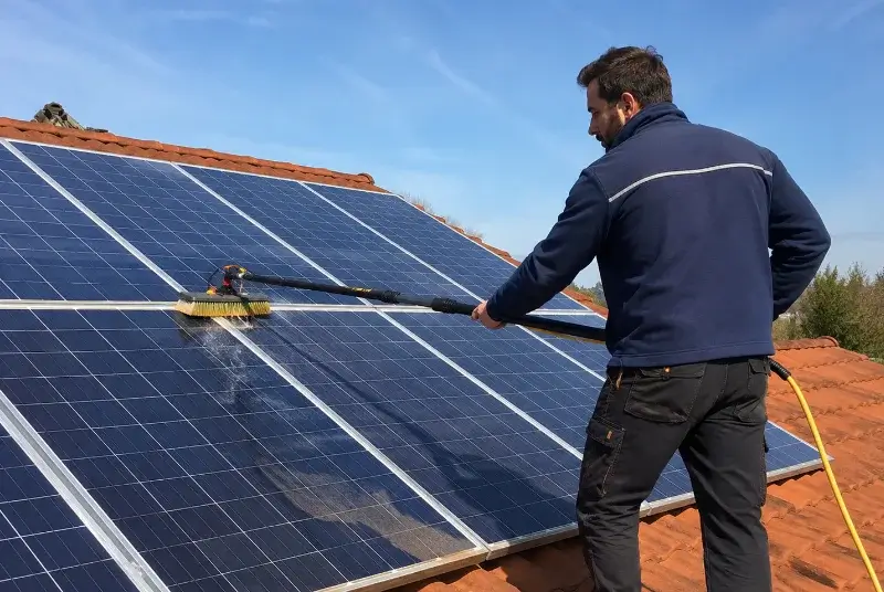 Nettoyage et entretien de panneaux solaires à Duhort-Bachen