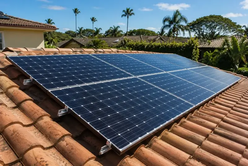 Installation de panneaux solaires à Duhort-Bachen